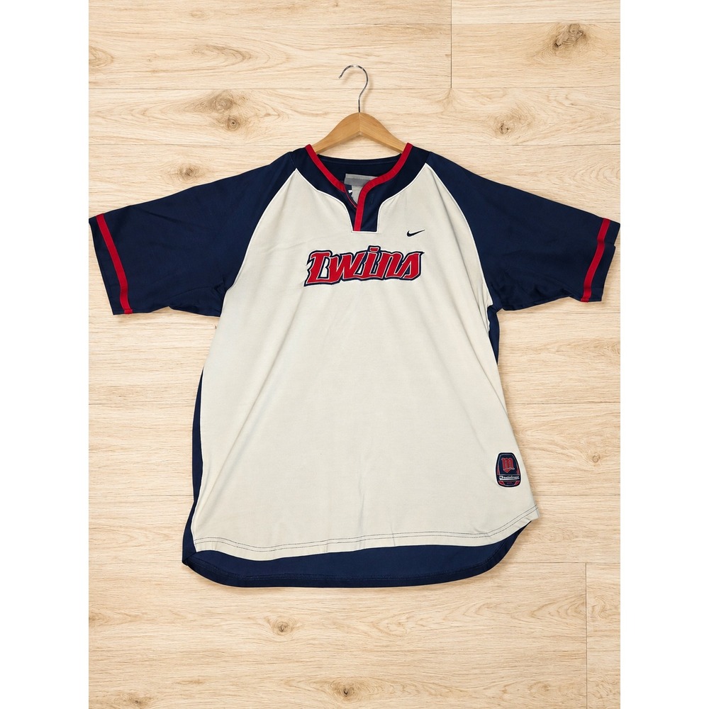 Vintage Y2K Nike Minnesota Twins MLB Baseball Jersey Shirt Mens XL